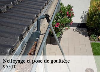 Nettoyage et pose de gouttière  95510