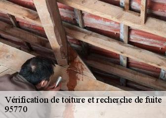 Vérification de toiture et recherche de fuite  95770