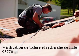 Vérification de toiture et recherche de fuite  95770